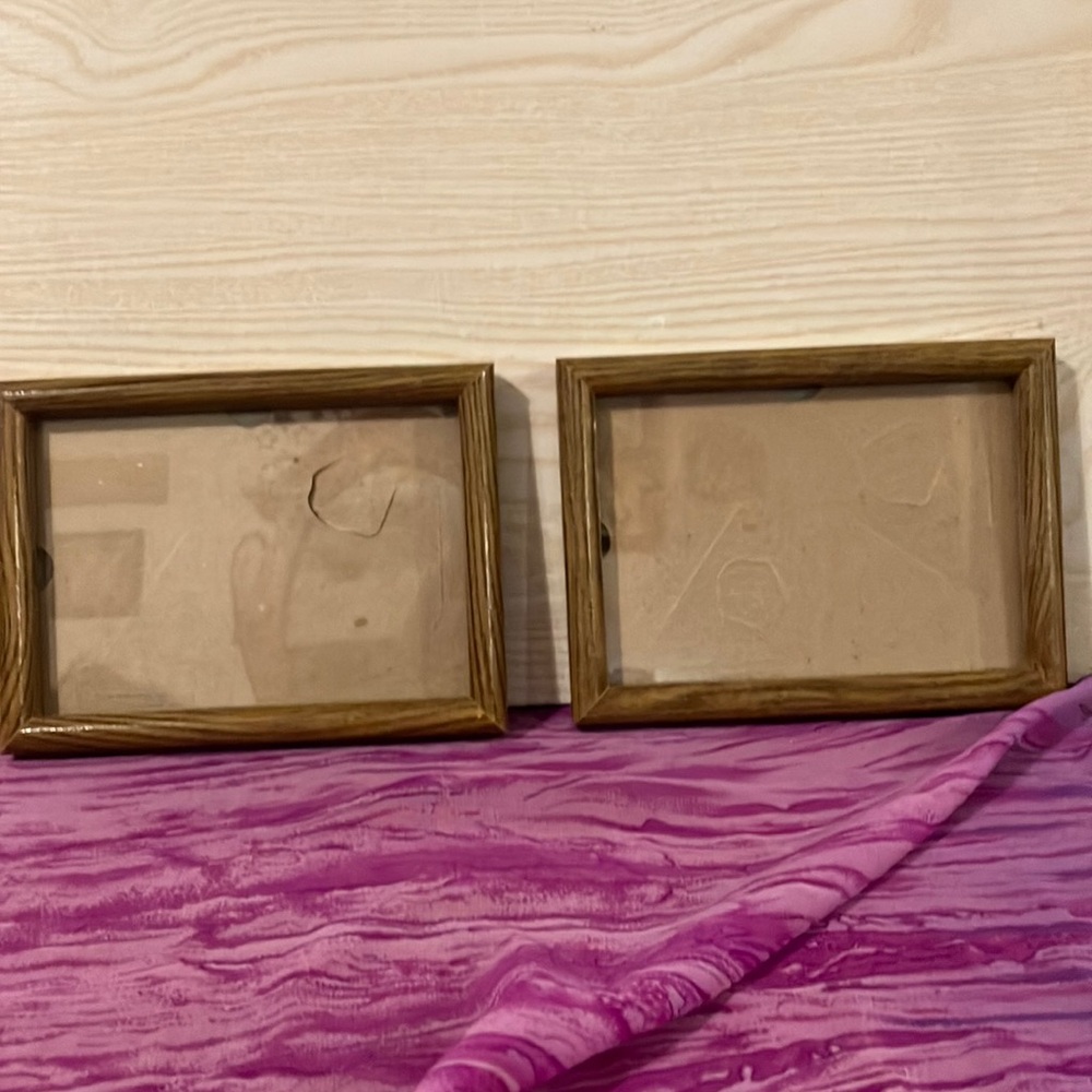 Elegant Brown Wooden Picture Frames